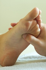 Zoneterapi er tryk under foden, og det sætter gang i helbredelsesprocessen